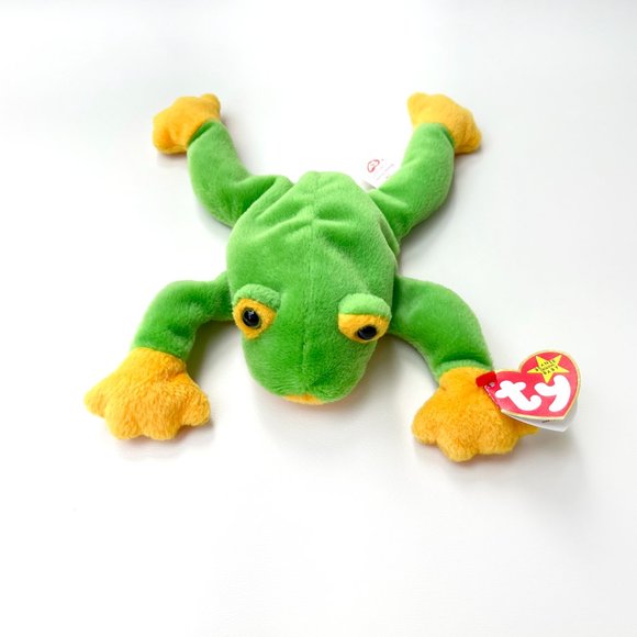 1997 Retired SMOOCHY Frog Ty Beanie Baby - Picture 15 of 15